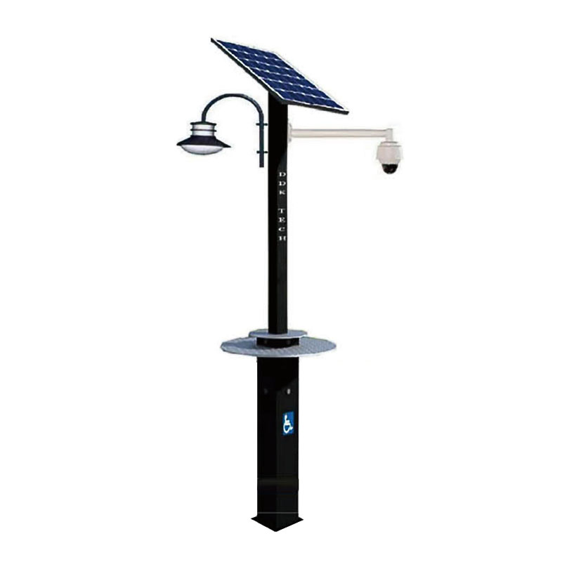 DDK-GB2000 nativus solaris dato statione cum CCTV et lampadibus
